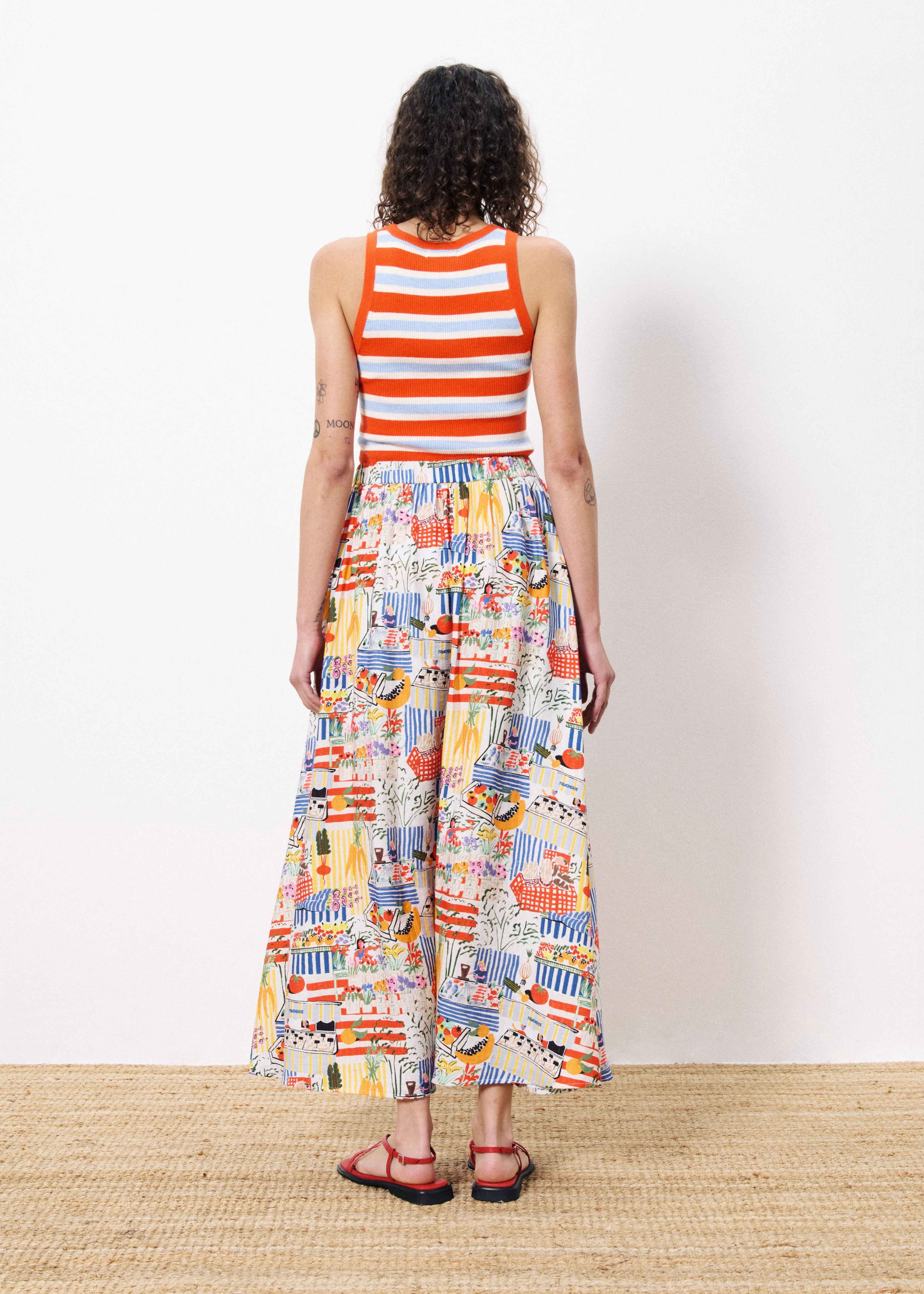 Afifa Tank Rouge Stripe - Image 5