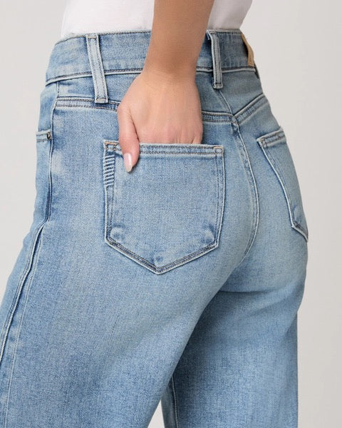 Anessa 31" Wide Leg Twisted Seam Jean Explorer - Image 4