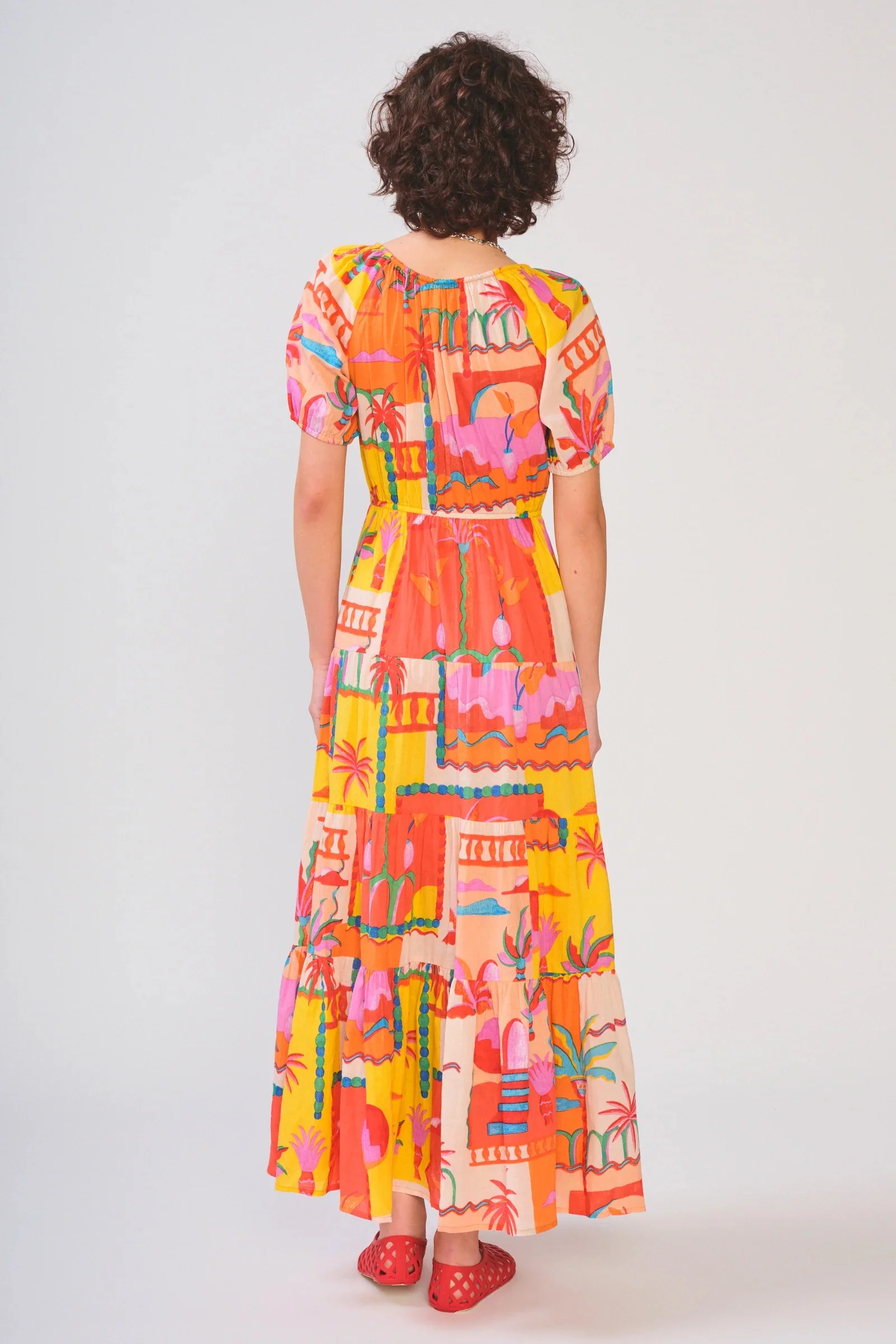 Ayana Dress Tropical Palms - Image 3