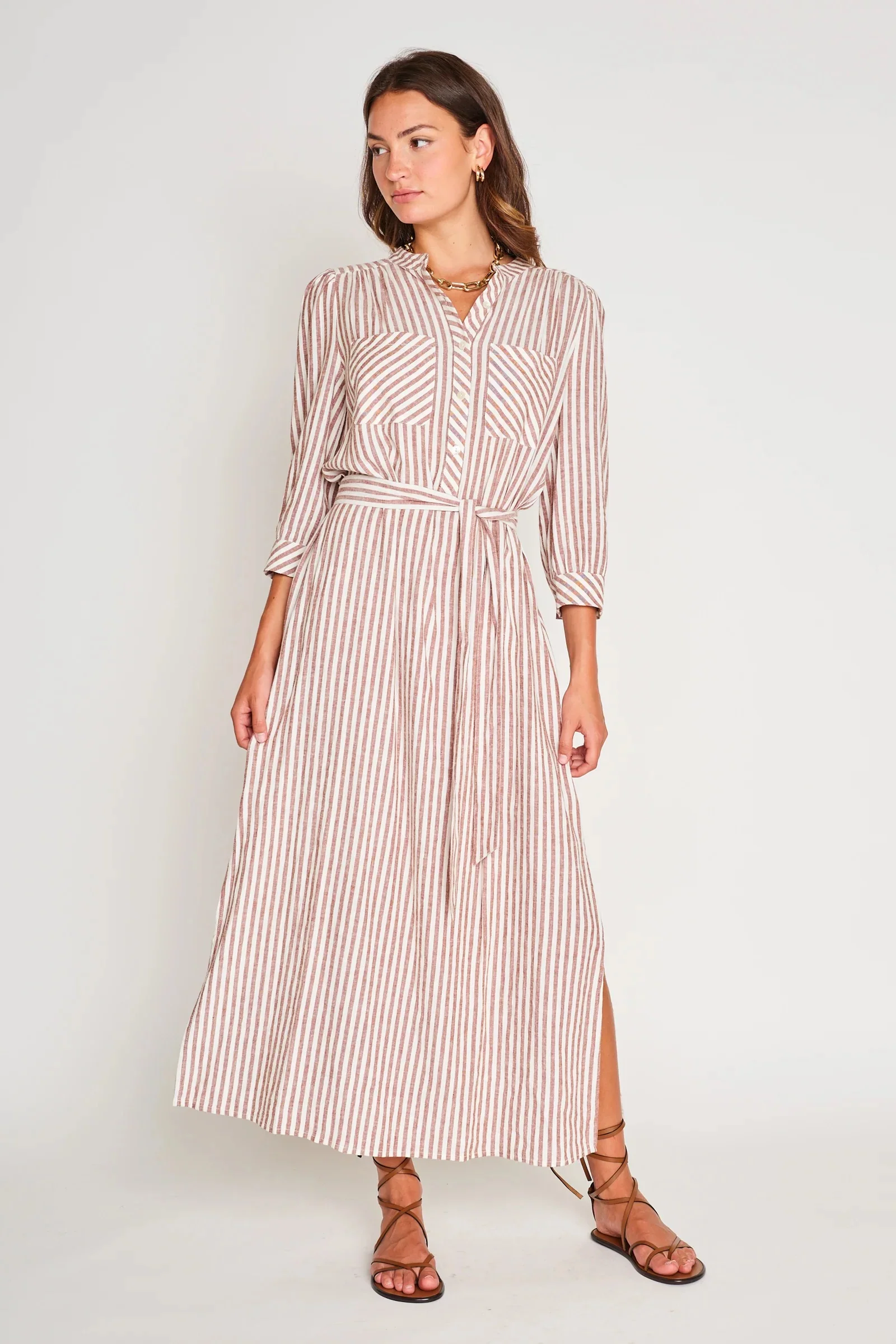 Cassie Dress Sedona Stripe - Image 3