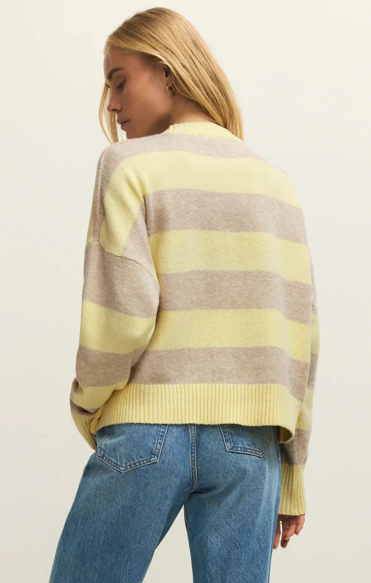 Cirrus Cozy Stripe Sweater Sunnyside - Image 3
