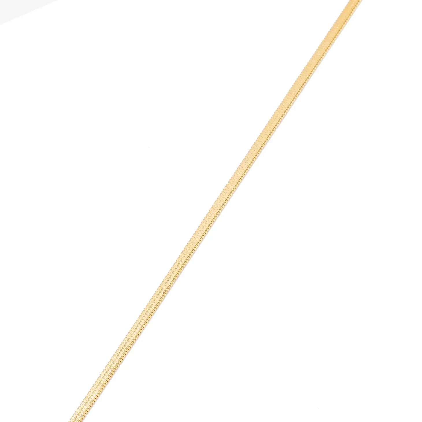 Dainty Herringbone Necklace - Image 3