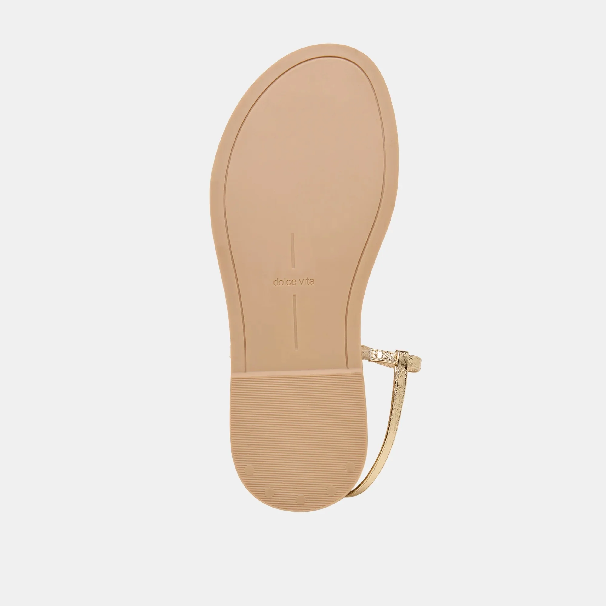 Deane Sandal Gold Distressed Leather - Image 7