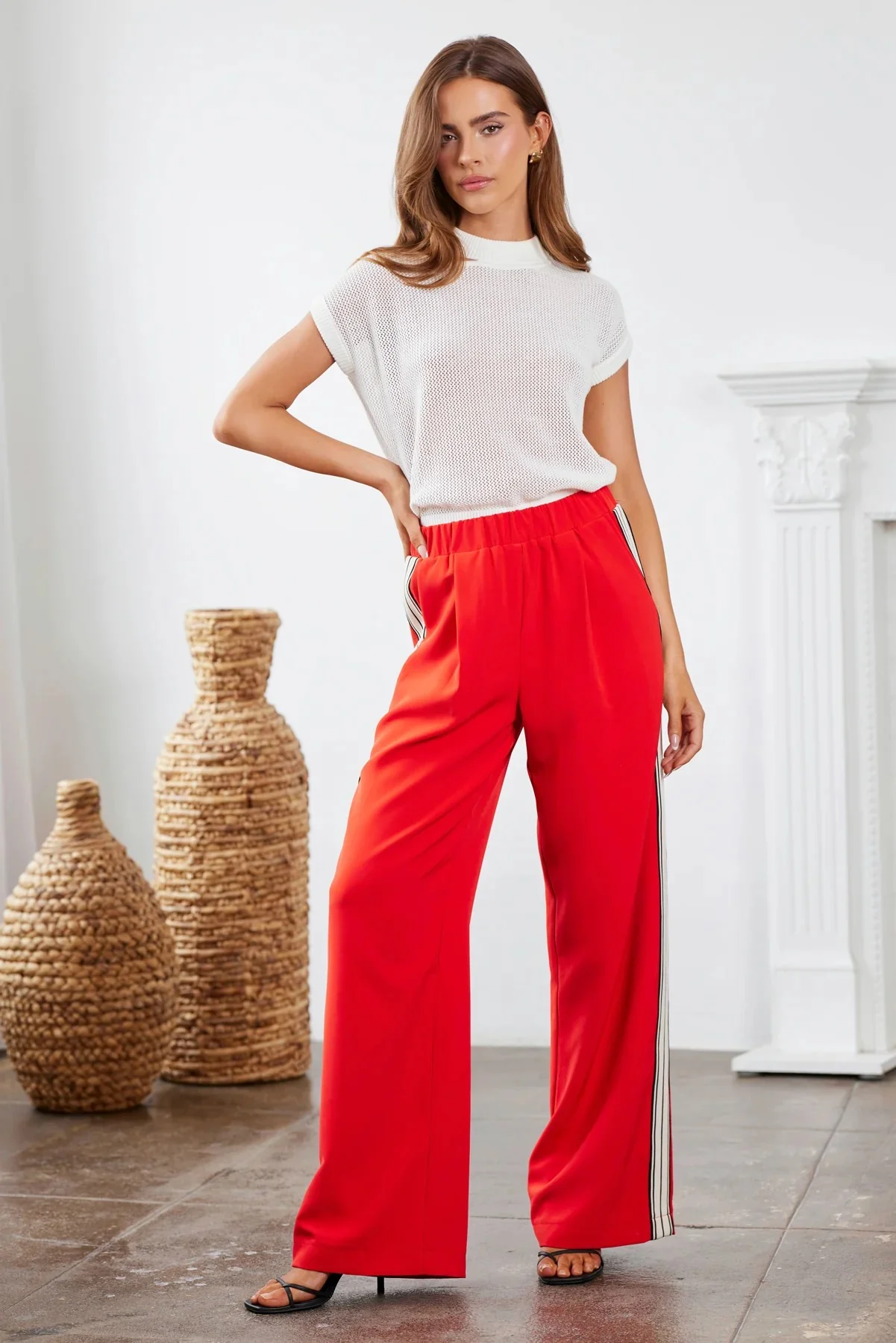 Ford Pull-On Pant Lipstick Red - Image 3