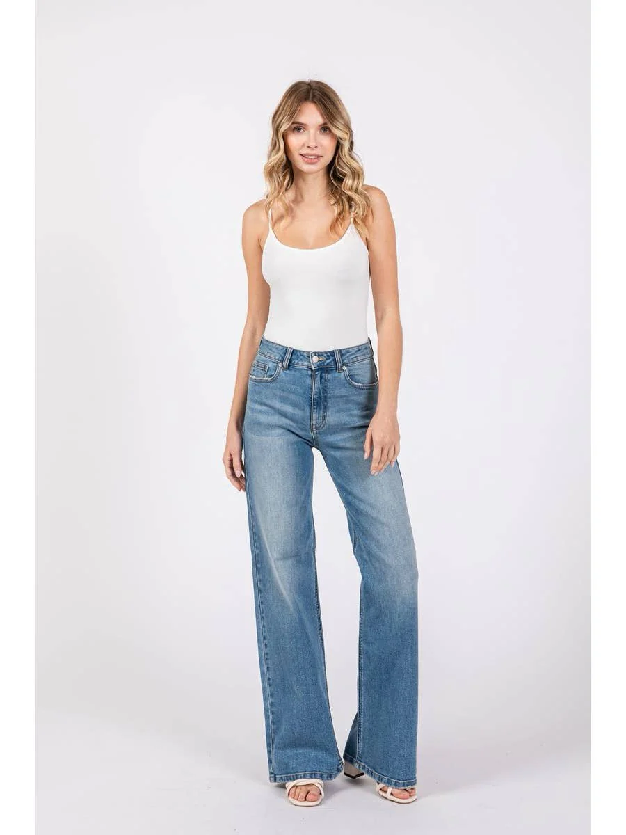 Gia Almost Rigid Slouchy Wide Leg Jean Medium - Image 3