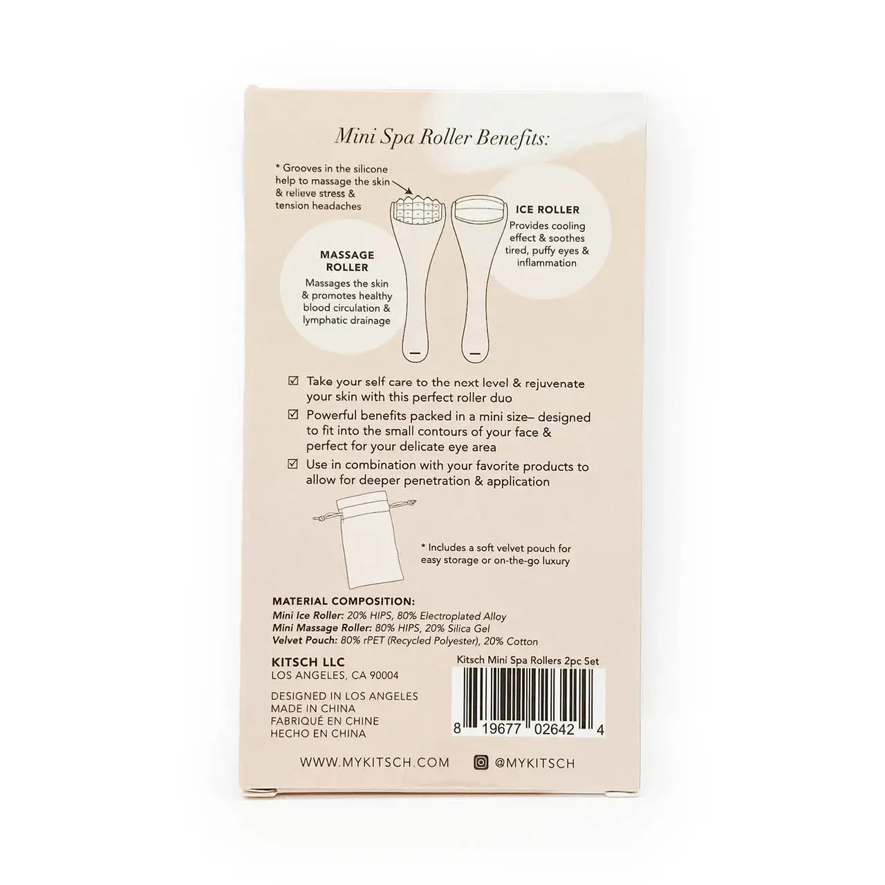 Mini Spa Rollers 2pc Set - Image 6