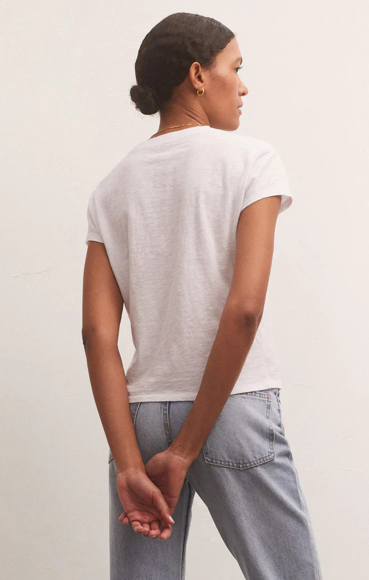 Modern Slub Tee White - Image 3