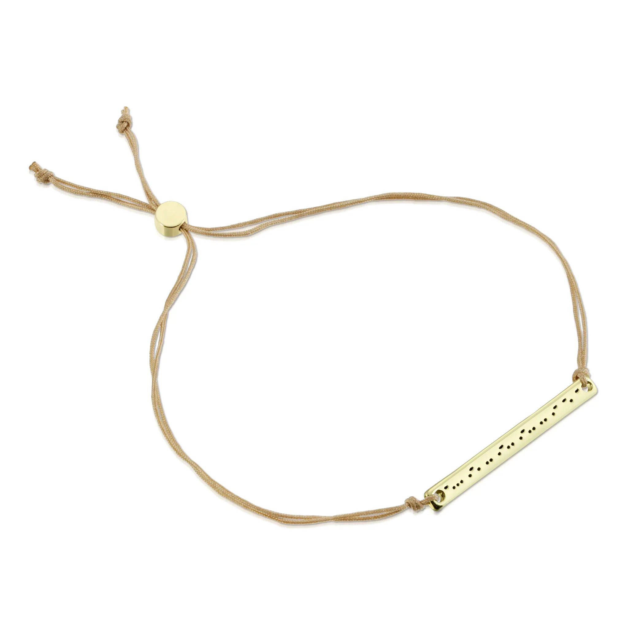 Morse Code Bar Bracelet - Brilliant - Image 3
