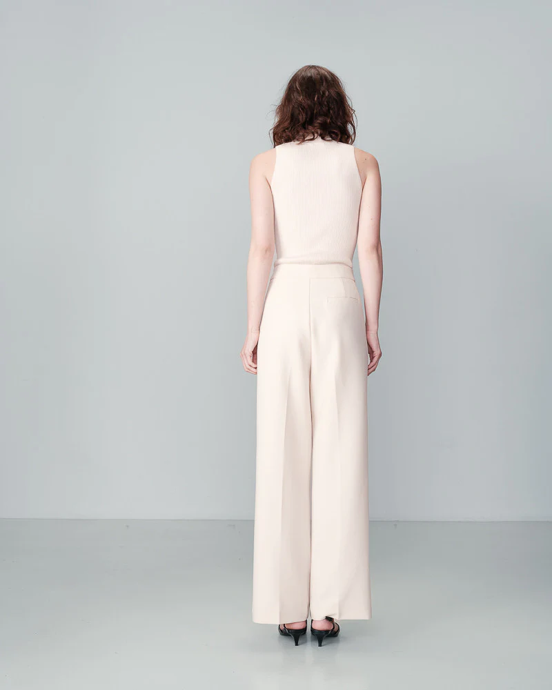Nilay Trouser Pant Ecru - Image 3