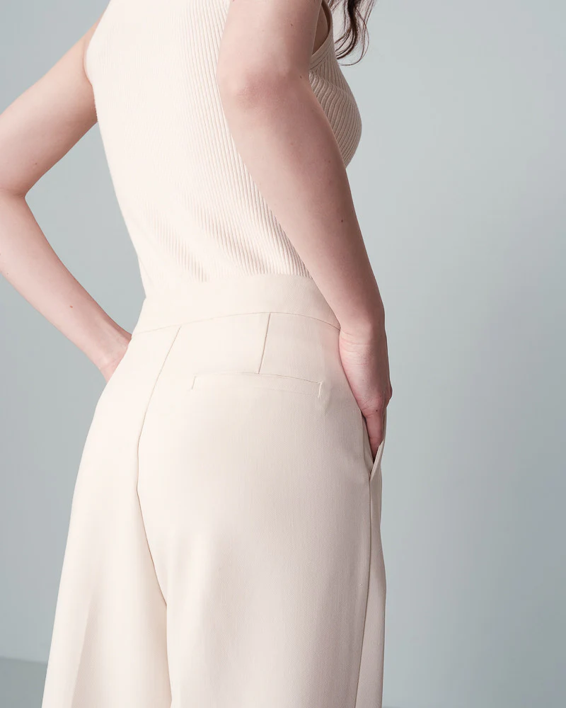 Nilay Trouser Pant Ecru - Image 4