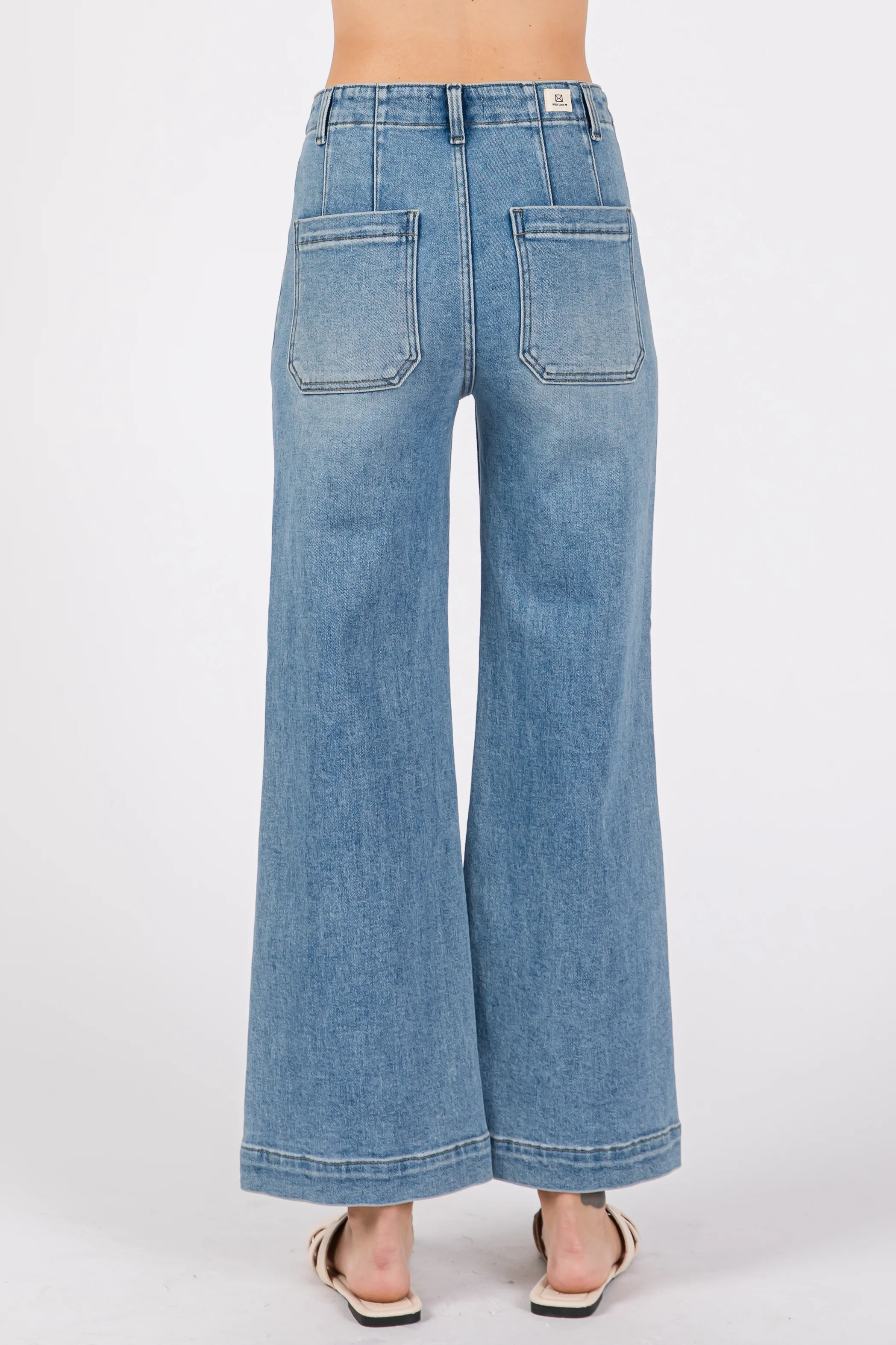 Paola Wide Leg With Seam Lines Medium - Image 3