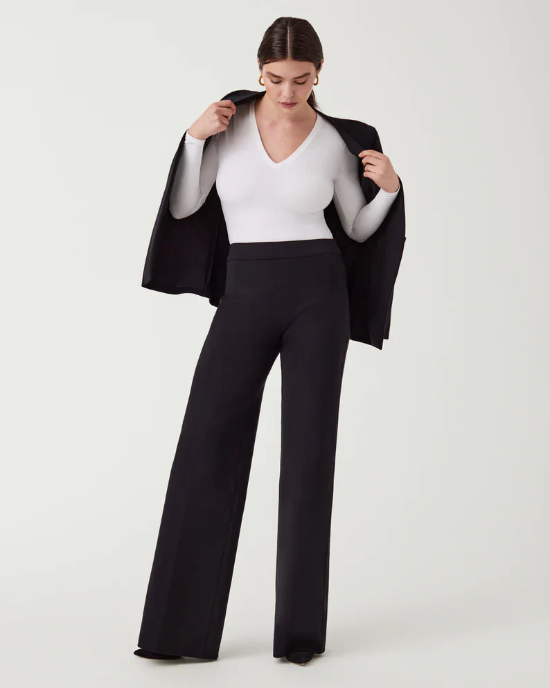 Spanx The Perfect Pant Wide Leg Classic Black - Image 6