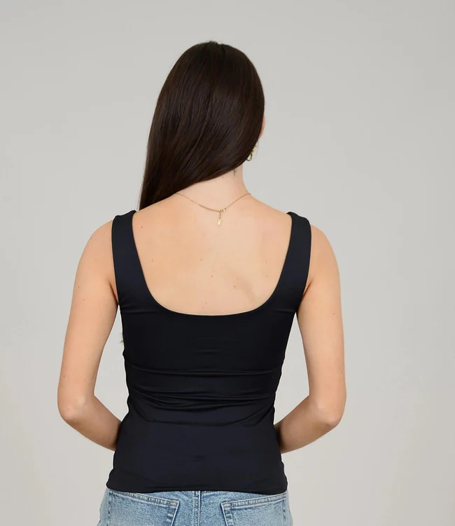 Tanith Tank Top Black - Image 3
