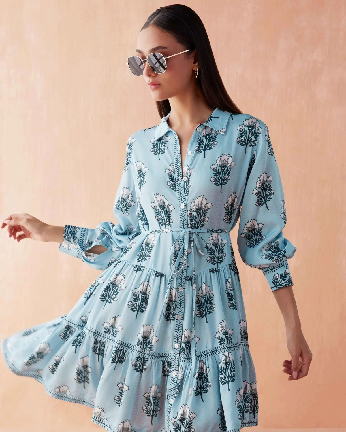 Tula Mini Dress Milo Lake - Image 5